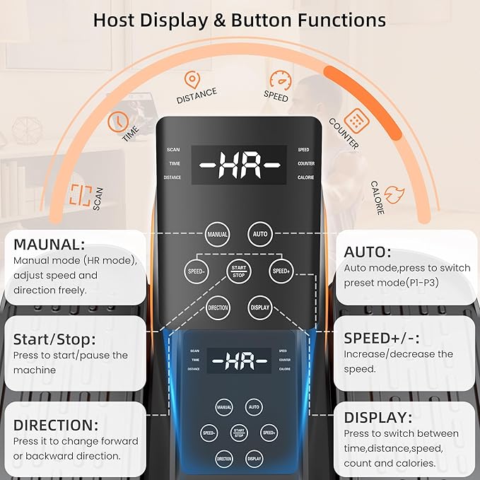 Under Desk Elliptical Machine with Remote Control, 12-Speed Electric Leg Exerciser for Home & Office, Quiet Portable Pedal Exerciser for Adults, Seniors and Everyone Seeking Easy Fitness