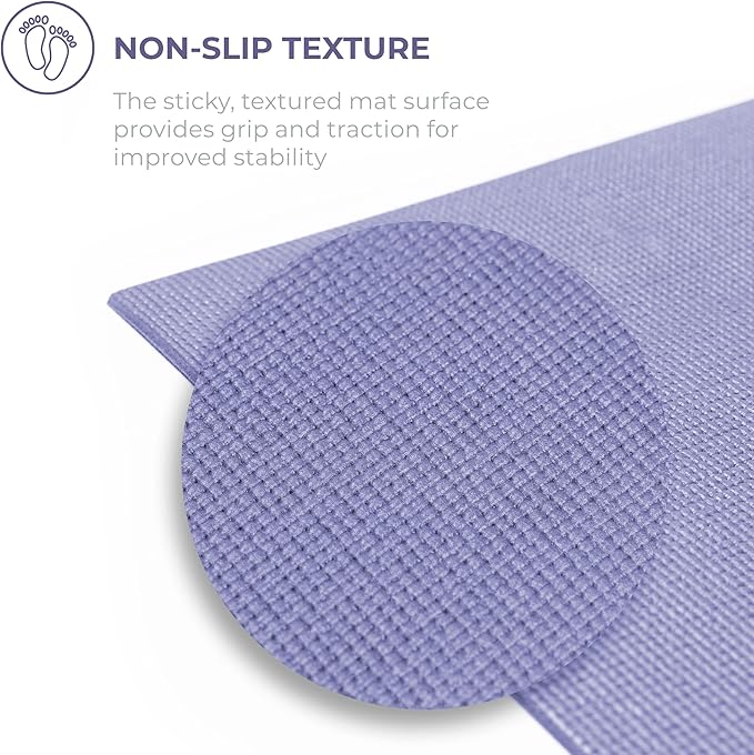 Sunshine Yoga Voyage Yoga Mat, 6 Pack, 72" x 24" Professional Studio and Gym Bulk Yoga Mats, 5mm Thick, Durable, Anti-Tear, Non Slip Fitness and Exercise Mats