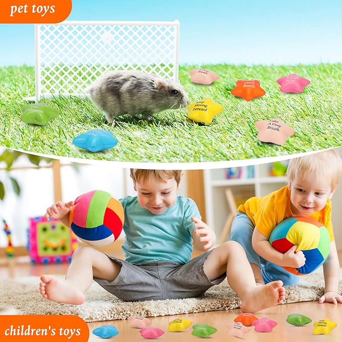 Aoriher 60 Pcs Motivational Stress Balls Quotes Inspirational Funny Colorful Foam Balls Hand Exercise Stress Relief Gifts for Office Small Anxiety Toys for Motivating Encouraging Supply(Star)