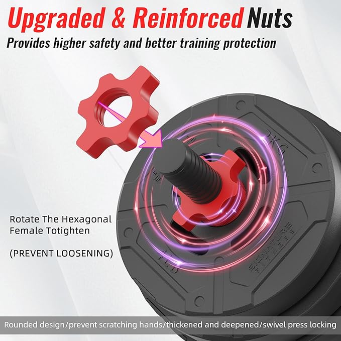 Multi-Functional Portable Changeable Dumbbell and Barbell Kettlebell Set with Adjustable Weights, 40LBS or 60LBS Sets, 2-in-1 or 4-in1, Multiple Styles