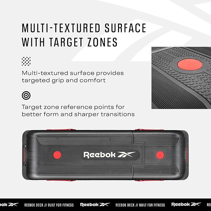 Reebok Deck Multipurpose Adjustable Bench Aerobic Strength Training Incline and Decline2