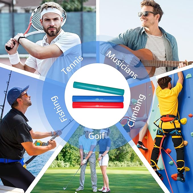 Flex Therapy Bar,Twist Bar for Physical Therapy & Resistance Bar for Golfers Elbow,Tendinitis,Wrist,Forearms Pain, Improve Grip Strength and Relieve Pain