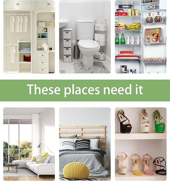 Charcoal Bags Odor Absorber (10x100g+4x200g) Activated Bamboo Charcoal Air Purifying Bags Charcoal Odor Eliminating Bags for Home & Car Shoes, Closet, Pet -14 PACK