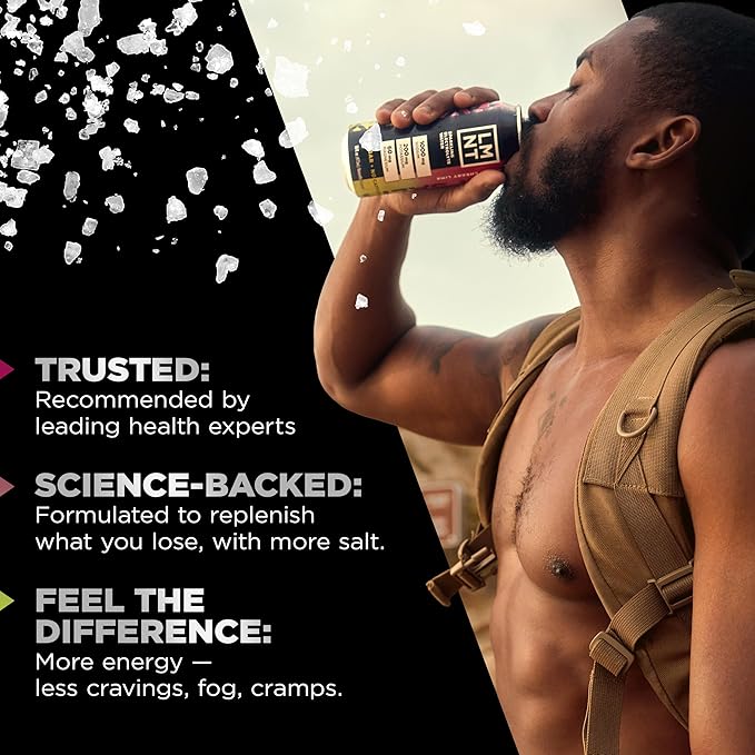Drink LMNT Sparkling Electrolyte Drink - Black Cherry Lime | 12-Count
