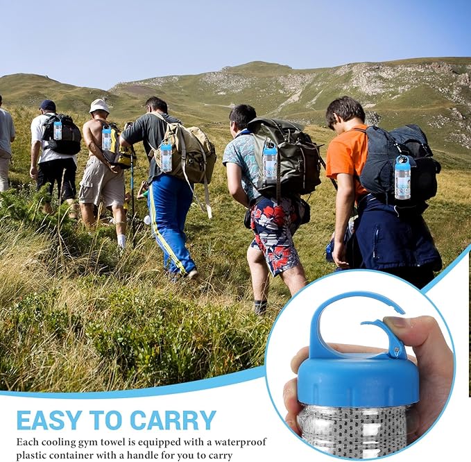 12 Pack 32 x 12 in Cooling Towels Bulk for Neck and Face Microfiber Ice Towel Sweat Towels Breathable Soft Chilly Towel Portable Cool Neck Rags for Yoga Sport Gym Workout Fitness