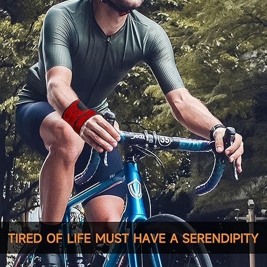 Sport Slim Wrist Wrap - Wrist Brace for Carpal Tunnel Relief, Neoprene-Free Compression Wrist Support for Workout, Adjustable Wrist Guards Fit Right Left Hand (Raspbery Red, Pack of 1)