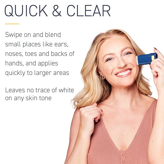 Brush On Block Quick Stick SPF 40, Mineral Sunscreen Stick, UVA/UVB Protection, Water Resistant, Hawaii Compliant, Reef Friendly, 0.63 oz