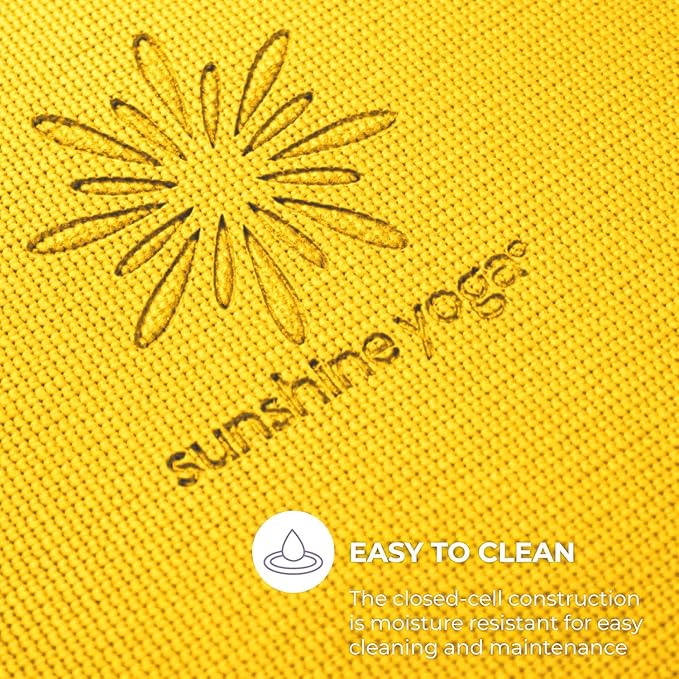 Sunshine Yoga Voyage Yoga Mat, 6 Pack, 72" x 24" Professional Studio and Gym Bulk Yoga Mats, 5mm Thick, Durable, Anti-Tear, Non Slip Fitness and Exercise Mats