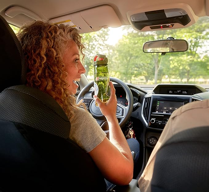 Nalgene Sustain Tritan BPA-Free On The Fly Water Bottle Made with Material Derived from 50% Plastic Waste