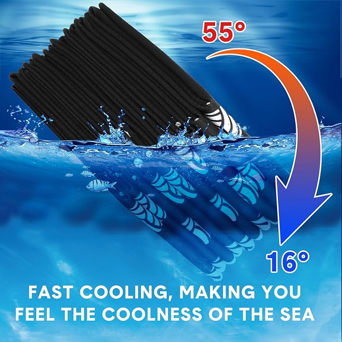 12 Pcs Cooling Towel 40 x 12 Inch Basketball Baseball Football Volleyball Soccer Softball Microfiber Fast Drying Towel for Gift Women Men