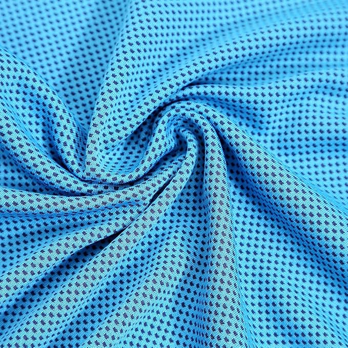 Peicees 20 Pack Microfiber Neck Cooling Towels Sports Sweat Towels Sweat Headband for Travel Beach Swimming Camping Climbing Gym Yoga Workout Backpacking, Gray