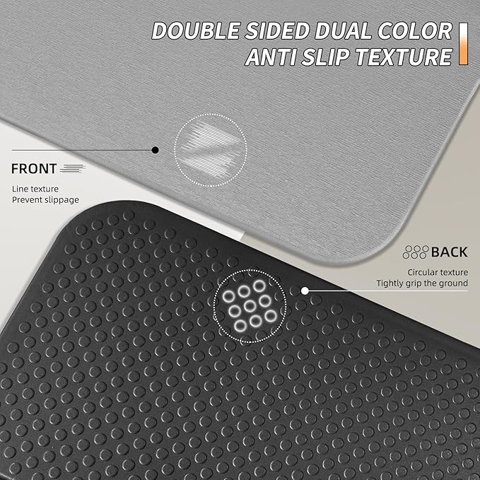 Foldable Fitness Yoga Mat | 2/5" (10MM) Extra Thick | SGS Certified Non-Slip TPE | 75x26" Extra Long-Wide | Portable & Easy Store | for Yoga, Pilates, Home Gym & Full-Body Workouts