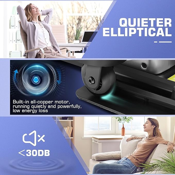 ANCHEER Under Desk Elliptical Machine Transform Your Life - High-End, Portable, Mini Leg Exerciser While Sitting. Perfect for Seniors, No Noise. Ideal Gift for Family As Seen on TV