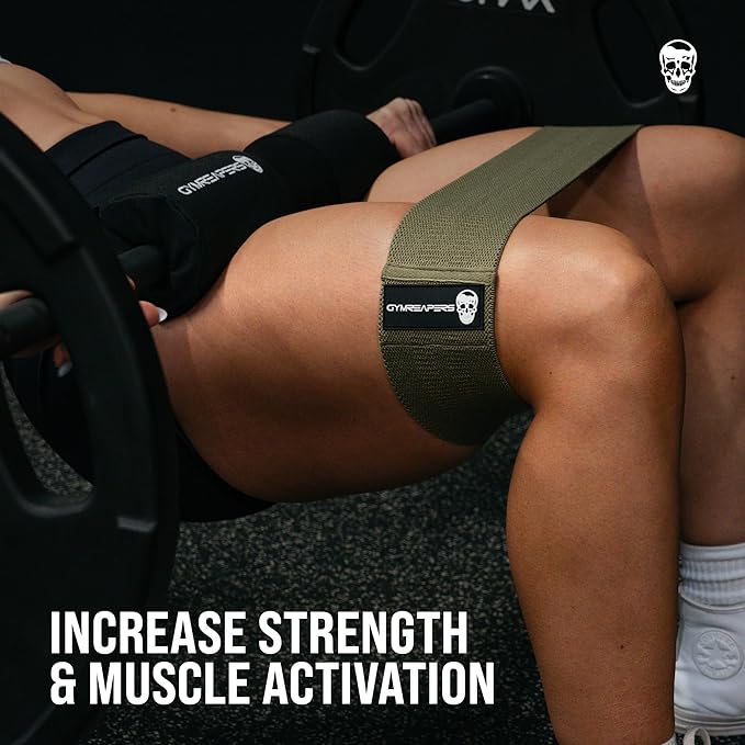 Hip Bands for Booty Workouts | Non Slip Fabric Band Set with 3 Levels - Resistance Bands for Legs & Hip - for Men & Women