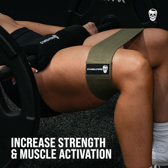 Hip Bands for Booty Workouts | Non Slip Fabric Band Set with 3 Levels - Resistance Bands for Legs & Hip - for Men & Women