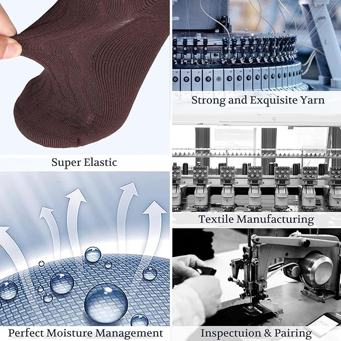 +MD Diabetic Socks for Men Women 6 Pairs,Non-Binding Top Extra Wide Ankle/Crew Socks, for Edema Circulator 9-11 10-13 13-15