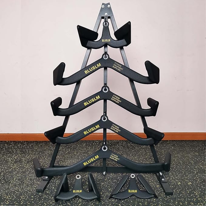 LAT Pull Down Bar for Cable Machine, LAT Pulldown Attachments T Bar V Bar Cable Attachment, Back Tricep Bar Strength Training Handle