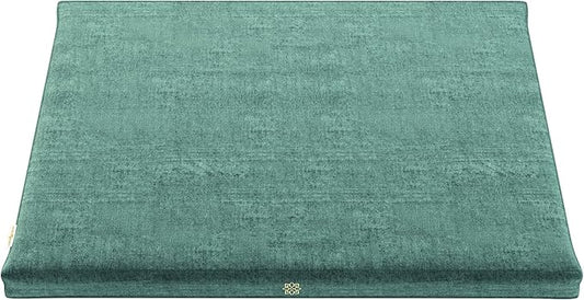 Mindful & Modern Zabuton Meditation Mat - Cotton Filled Yoga and Meditation Pad - Zabuton Meditation Cushion for Kneeling and Sitting Support - Large Rectangular Sitting Floor Pillow for Bench or Zafu