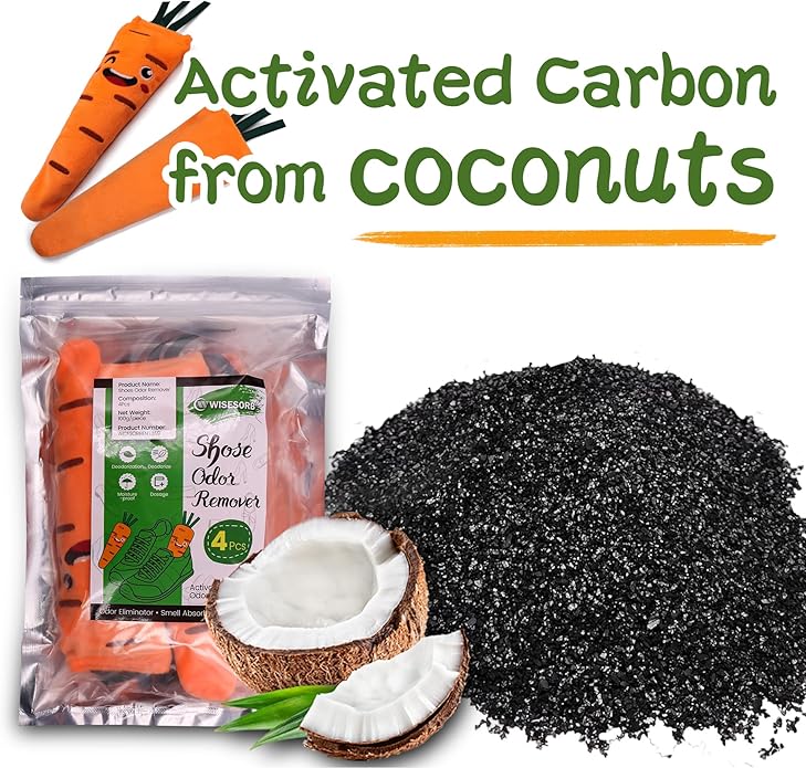 Shoes Odor Remover, 100g Odor Remover Bags for Long Lasting Freshness - Deodorizer, Carpet Fresh