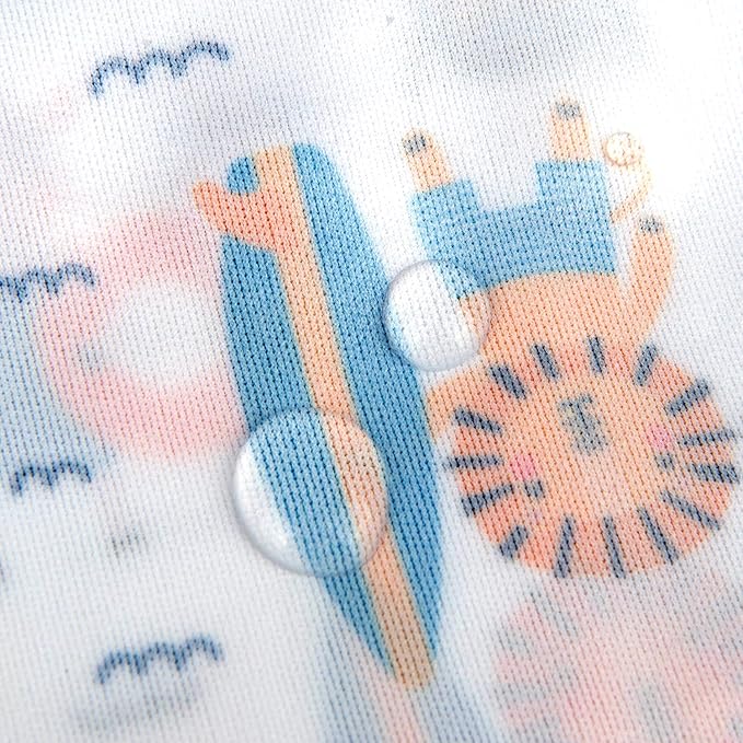 babygoal Wet Dry Bags for Baby Cloth Diapers, Washable Travel Bags, Beach, Pool, Gym Bag for Swimsuits & Wet Clothes with Two Zippered Pockets 3 Pack, 3LN12