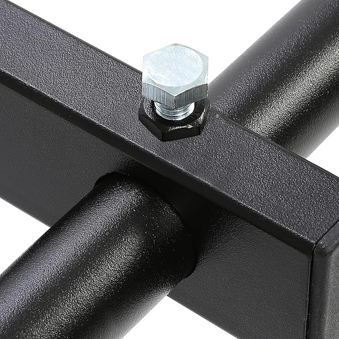 ECOTRIC 46" Wall Mounted Pull Up Chin Up Bar Heavy Duty Gym Workout Fitness Home Mount Fitness 500lbs