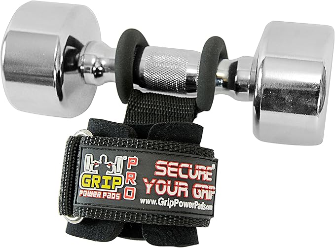 Weight Lifting Rod Hooks Heavy Duty Wrist Wraps Power Weight Lifting Training Gym Grips Straps Set of 2