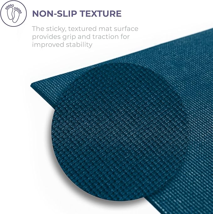 Sunshine Yoga Voyage Yoga Mat, 6 Pack, 72" x 24" Professional Studio and Gym Bulk Yoga Mats, 5mm Thick, Durable, Anti-Tear, Non Slip Fitness and Exercise Mats