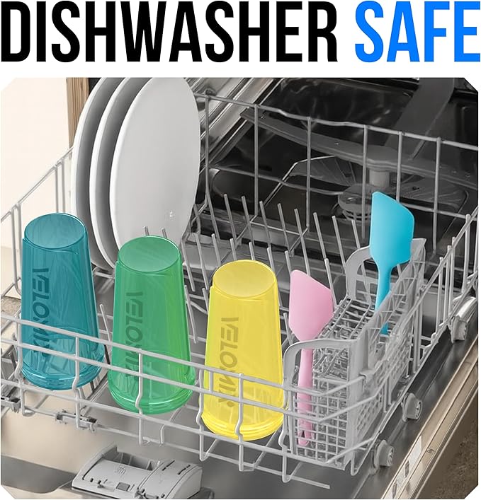 -6 PACK- 28 oz Protein Shaker Bottle for Protein Mixes - 6x Wire Whisk | Leak Proof Shaker Cups for Protein Shakes | Protein Shaker Bottle Pack | Protein Shake Cup (Hawai Shadows)