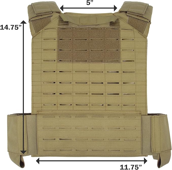 EVERLIT Adjustable Weighted Vest 14 Lbs/ 20 Lbs, Weight Included, for Body Weight Training Fitness Workout Running for Men Women