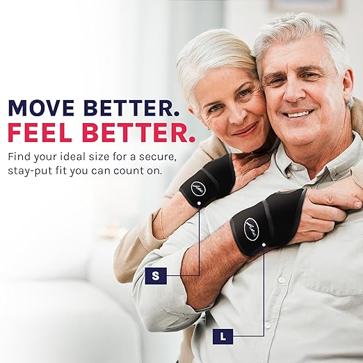 Doctor Developed Wrist Brace, Wrist Wraps for Carpal Tunnel Arthritis, Tendonitis, Hand Support, Ideal for Fitness, Weightlifting - Handbook Included (Large-1 Pack)