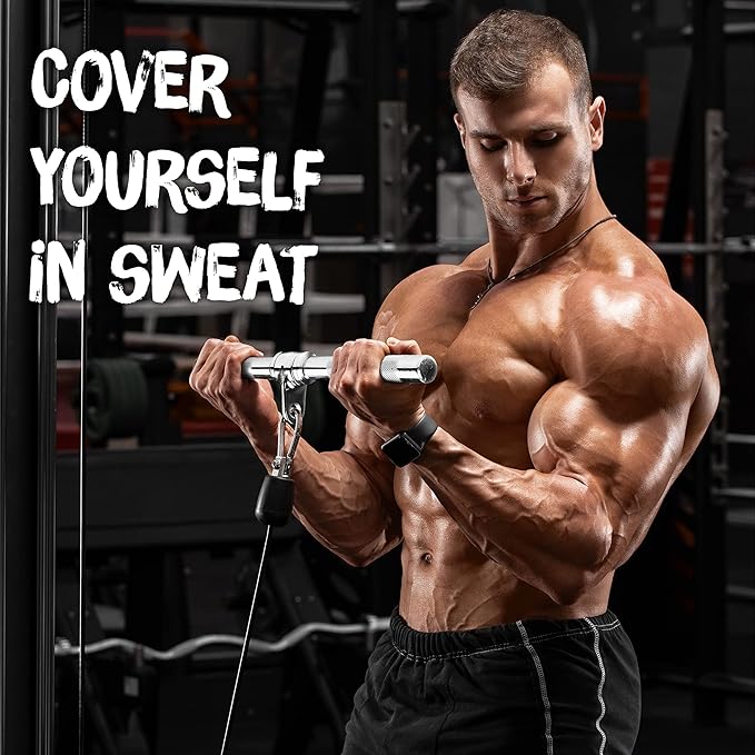 Yes4All Cable Machine Attachment, Row Handles, Tricep Rope, Straight Bar, V Bar, LAT Pulldown Accessories Load 880 LB for Home Gym