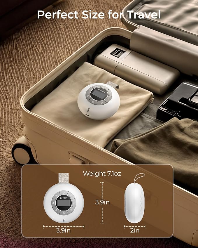 Glocusent Sound Machine for Sleep, 62 Soothing Sounds & 30 Hours Long Lasting White Noise Machine for Sleeping - Sleep Sound Timer Therapy for Baby Kids and Adults