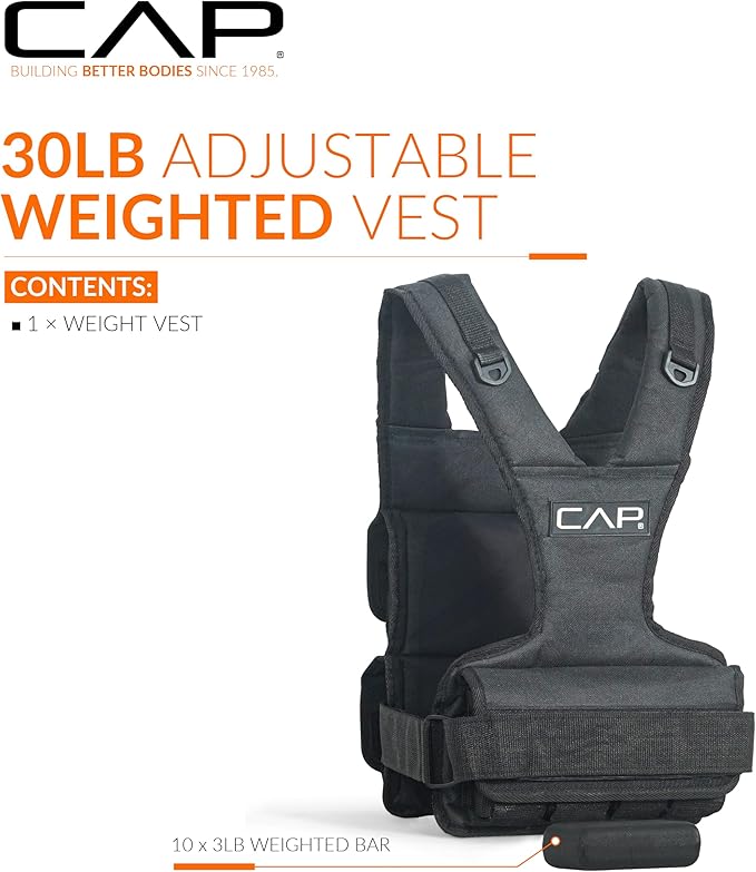 CAP Barbell Adjustable Weighted Vest | Various Sizes