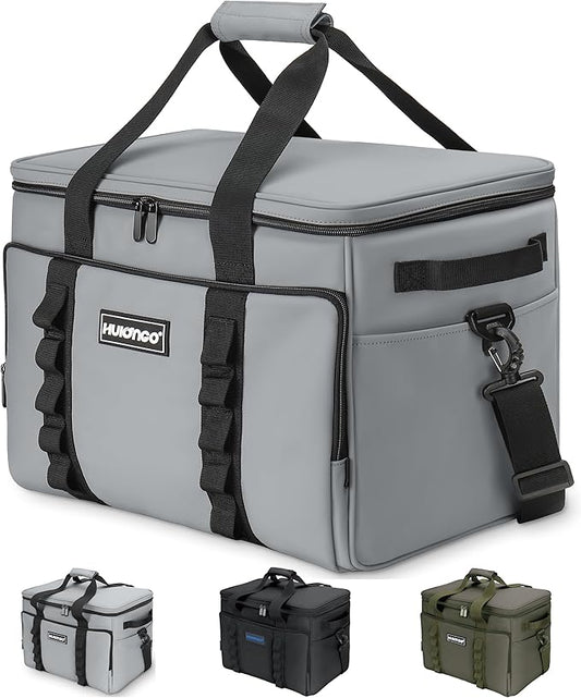 Soft Insulated Cooler Bag Collapsible Large Travel Coolers Soft Sided Coolers Ice Chest, Leakproof, Waterproof