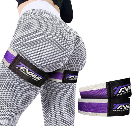Occlusion Bands for Women Glutes & Hip Building, Blood Flow Restriction Bands BFR Bundle Booty Bands, Best Fabric Resistance Bands for Exercising Your Butt, Squat, Thigh, Fitness