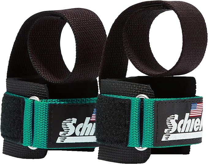 Schiek Sports 1000-PLS Deluxe Power Lifting Wrist Straps - Weight Lifting Wrist Wraps