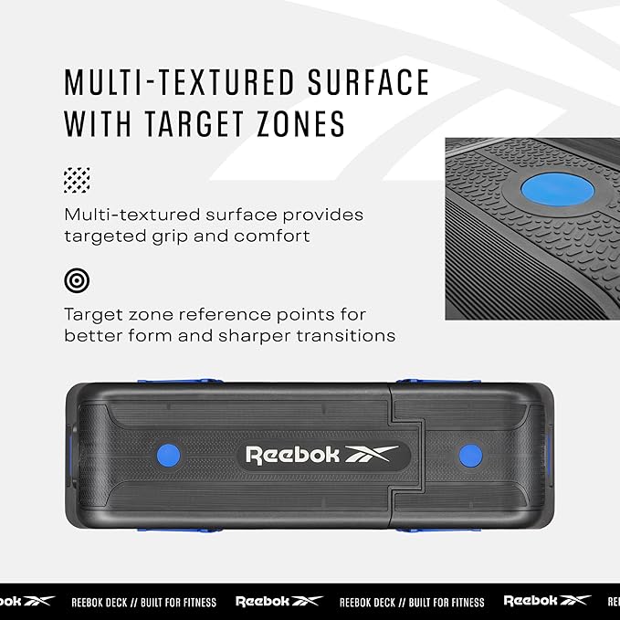 Reebok Deck Multipurpose Adjustable Bench Aerobic Strength Training Incline and Decline2