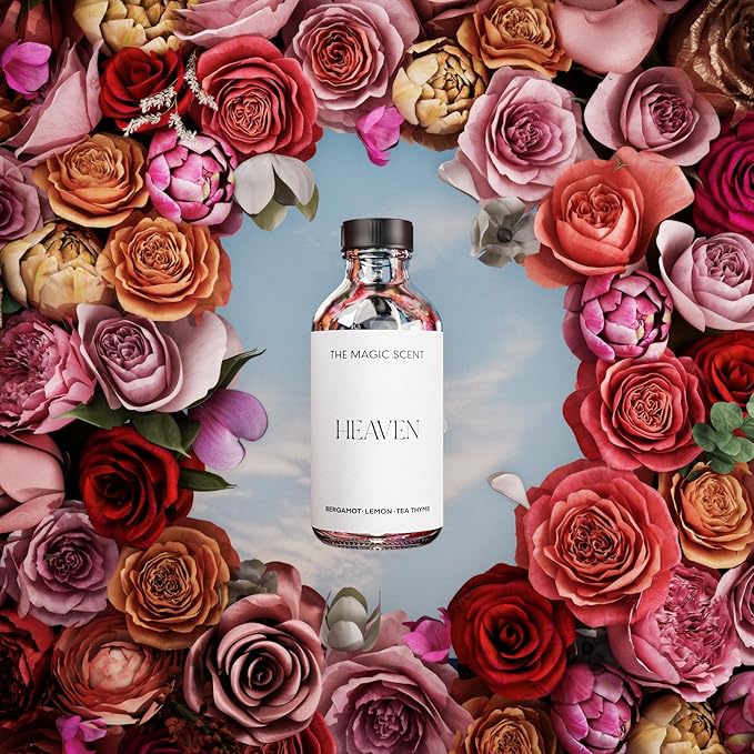 The Magic Scent Heaven Diffuser Oil Scent - Cold-Air & Ultrasonic Fragrance Oil for Diffuser Inspired by The Aria Hotel, Las Vegas - Essential Oils for Diffusers Aromatherapy - 8.5 fl oz, 250 mL