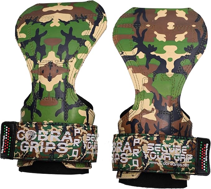 Cobra Grips PRO Weight Lifting Gloves Heavy Duty Straps Alternative Power Lifting Hooks for Deadlifts Adjustable Neoprene Padded Wrist Support Bodybuilding