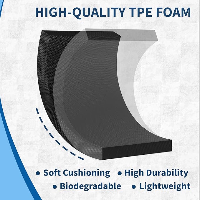 Professional Foam Balance Pad, Large Balance Pads for Physical Therapy, Foam Balance Board for Rehabilitation Stability Workout Knee and Ankle Exercise Strength Training