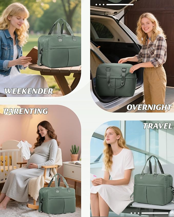 Gym Bag Womens,Travel Duffel Carry on Bag Sport Tote Bag Weekend Overnight Bag