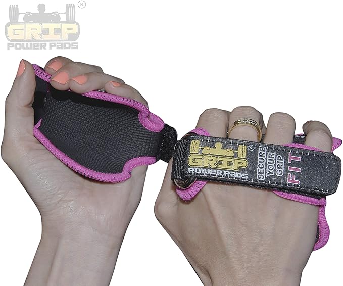 Grip Power Pads FIT Lifting Grips Women Workout Gloves the Alternative to Gym Gloves 1 Pair / 2 Pads
