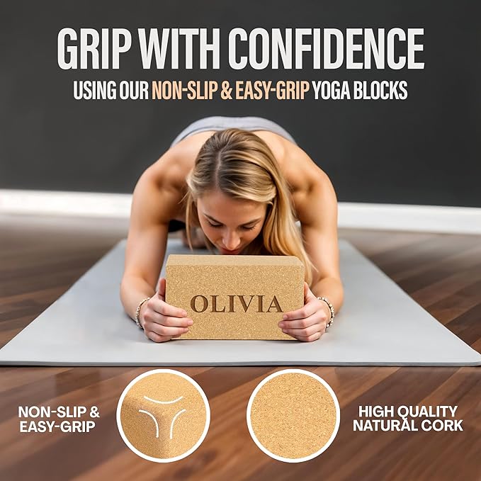 Personalized Yoga Blocks 2 Pack with Custom Design, Yoga Blocks for Women, Exercise blocks Yoga Blocks Soft Non-Slip for Pilates, Meditation, Custom Yoga Accessories