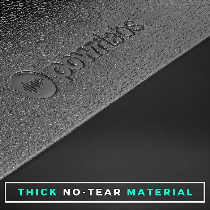 Powr Labs Rowing Machine Mat, Treadmill Mat for Carpet & Hardwood Floors - Rower Mat for Hydrow, Concept 2, Peloton Rower, Exercise Equipment, Gym Equipment