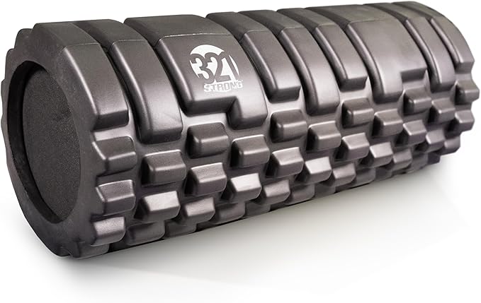 321 STRONG Foam Roller - Medium Density Deep Tissue Massager for Muscle Massage and Myofascial Trigger Point Release, with 4K eBook