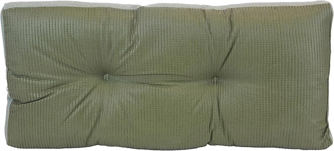 Klear Vu The Gripper Omega Non-Slip Tufted Bench Cushion for Indoor Furniture, Entryway Storage, Bay Window, Corner Nook or Piano Seat, 30 Inches, 12 Spa