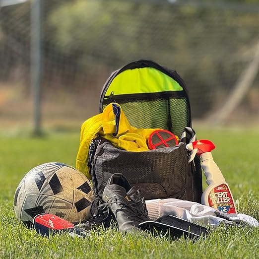 Equipment Deodorizer Pucks - Unscented Sports Equipment Deodorizer Fights Odor and Moisture, Odor Control for Skates, Shoes, Gym Bags, Sports Bags, Totes, Helmets and Gear - 2 Pack