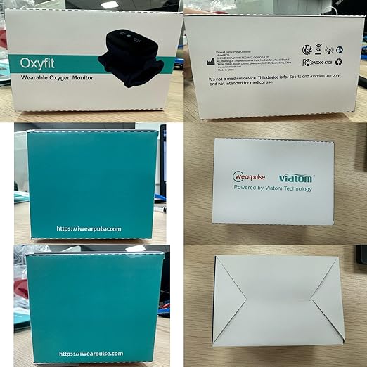 Continuous Pulse Oximeter Fingertip, Blood Oxygen Saturation and Pulse Rate Monitor with App, Rechargeable Bluetooth O2 Sat Finger Meter, 4 * 10 Hrs Built-in Memory,Oxyfit with Reminder