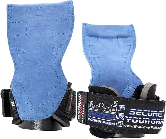 Lifting Grips PRO Weight Gloves Heavy Duty Barbell Gymnastics Straps Alternative to Power Hooks Deadlifts Adjustable Neoprene Padded Wrist Wrap