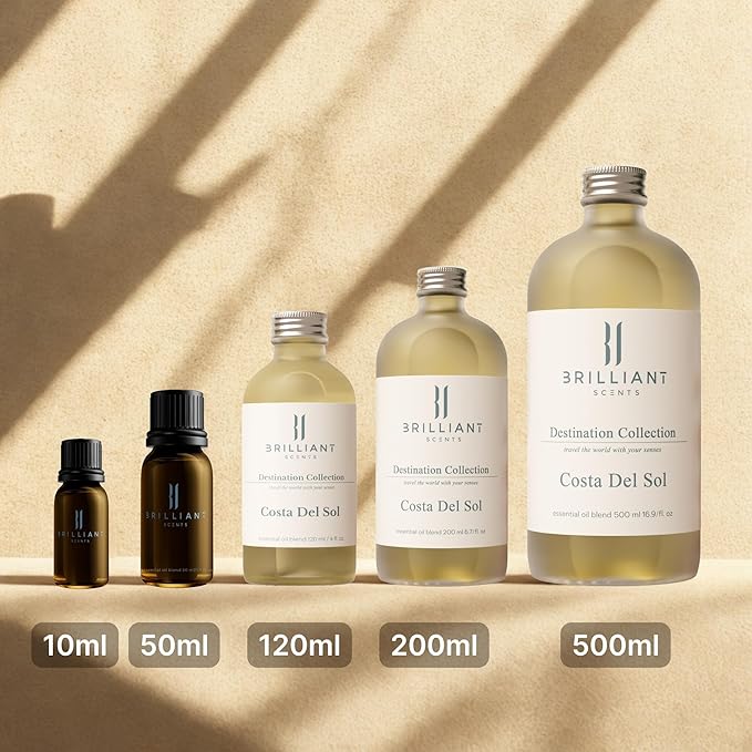 French Riviera Fragrance Oil 120ml - Premium Diffuser Oil for Home, Office, Hotels - Long Lasting, Plant-Based, Meets IFRA Standards, USA-Made - Blood Orange, Jasmine, Tonka Bean